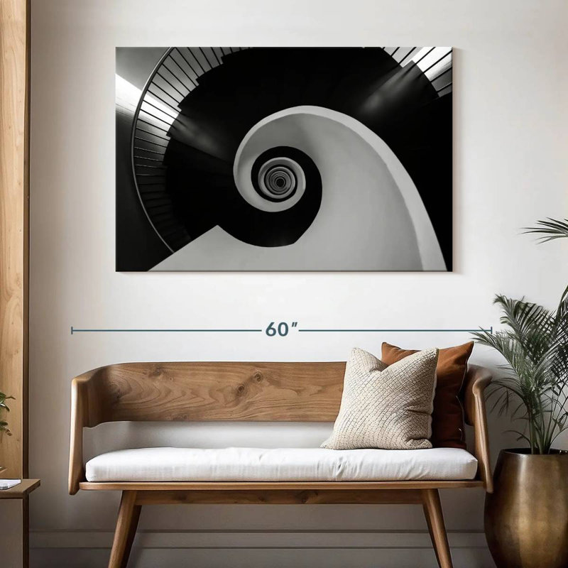 Escalier Lilie Yin Yang, H 32 po x l 48 po