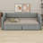 Sleek Upholstered Daybed Frame with Two Storage Drawers