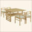 Ensemble de table de salle à manger 5 pièces 47,2 po Modern-176706797-176706796