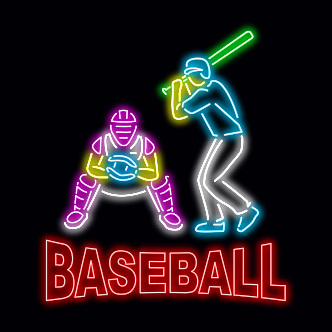 Baseball 60cm LED Sports Neon Sign