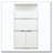Compact Kitchen Pantry Buffet with Foldable Workstation-231609681
