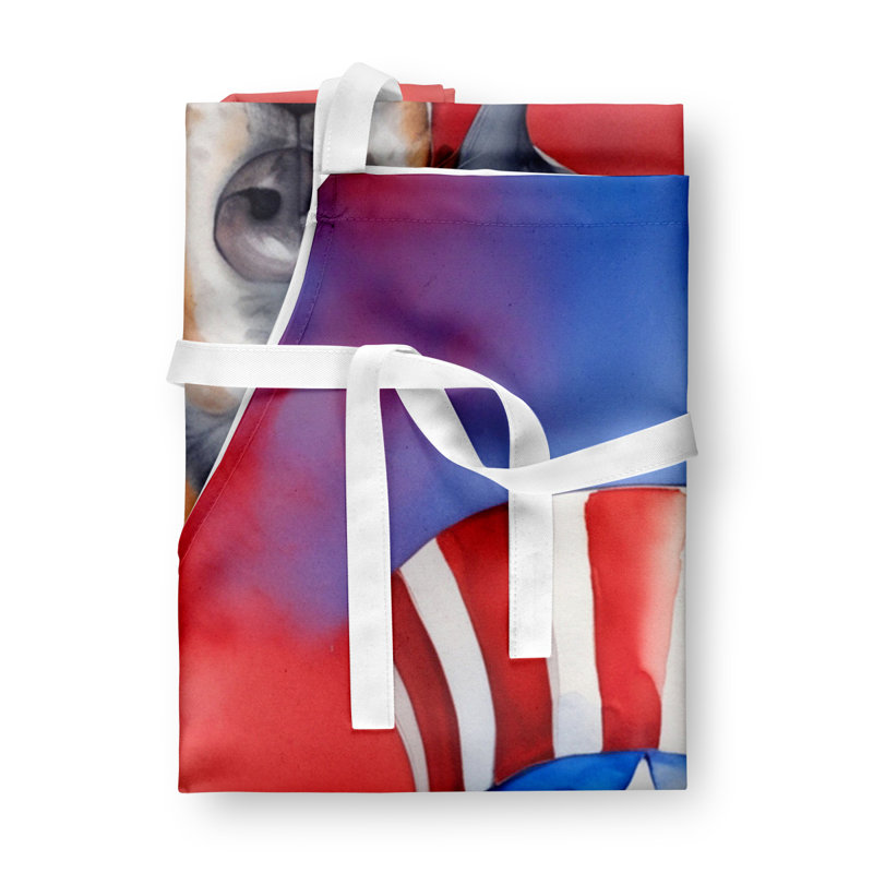 Patriotic American Apron, American English Coonhound