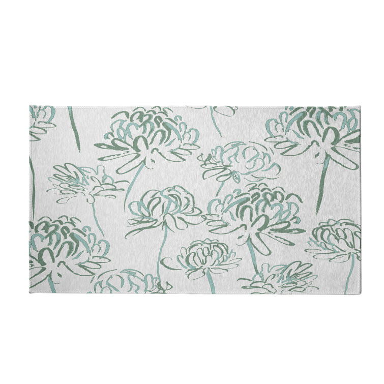 Alvordton Chenille Floral Indoor Rug