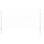 vidaXL Fence with Post Segment Outdoor Barrier Garden Terrace Divider Boundary-114618657