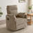 Cozy Manual Swivel Chenille Recliner for Living Room-124322438