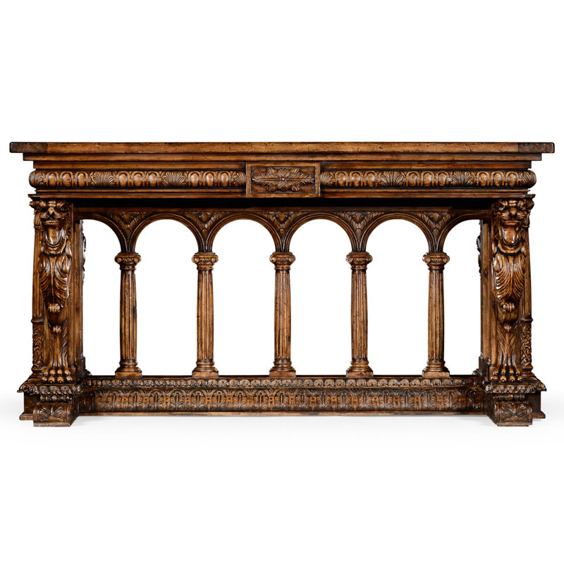 Windsor 57.5'' W Solid Wood Console Table