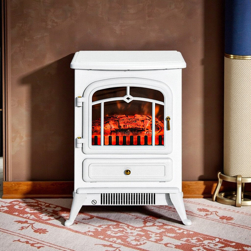 Poêle électrique 22 po avec protection contre les surchauffes de flammes à DEL réalistes 750 W / 1500 W 16,25 po x 11 po x 21,5 po