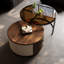 Ensemble de tables basses rondes Light Luxury