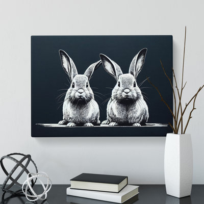 Two Rabbits Vol.1 - Wrapped Canvas