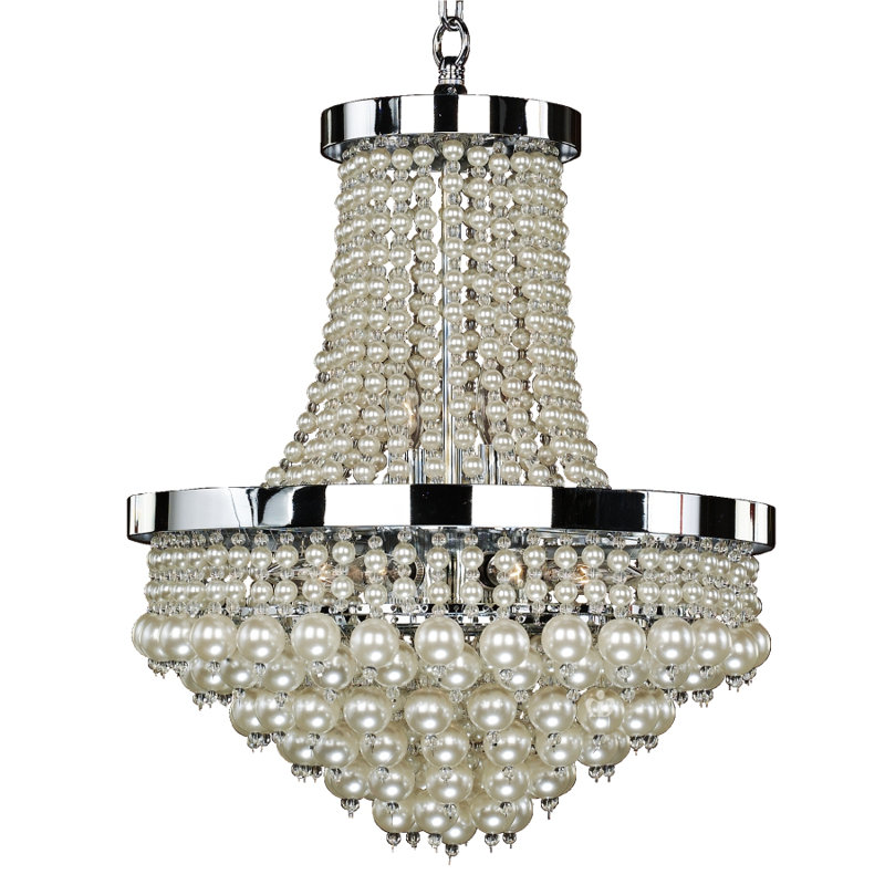 Lustree empire 8 lumières unique, H 22,5 po x l 16 po x P 16 po