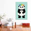 «Be Brave Panda» par Andy Westface - impression d'art graphique-52534079-52534075-52534076