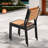 Deen Auminum Stackable Outdoor Dining Chair-429150573-427426021
