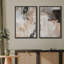 "Grunge Abstract Paint Stroke Effect", impression d'art moderne sur toile, 2 pièces-87607404-87607406-119400605