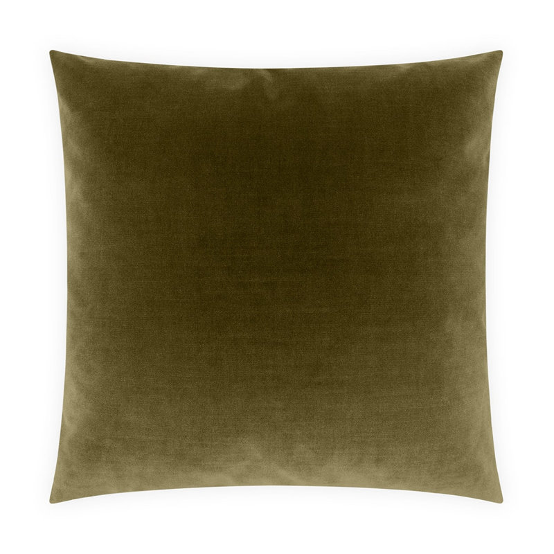 Deveraux Throw Pillow, 24"H x 24"W, Olive
