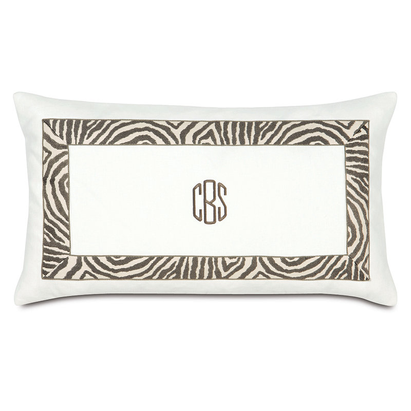 Lucky Stripes Madison Winter Lumbar Pillow Cover & Insert Eastern Accents 