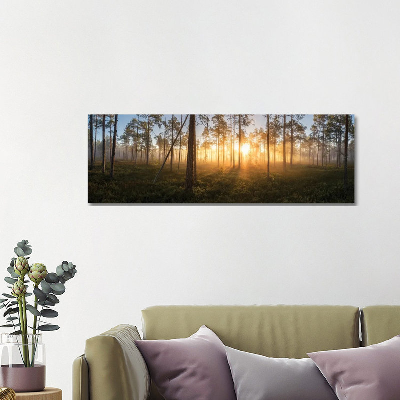 Panorama Of Silence by Andreas Stridsberg - Wrapped Canvas Panoramic Print, 121.92 cm H x 40.64 cm W x 1.91 cm D