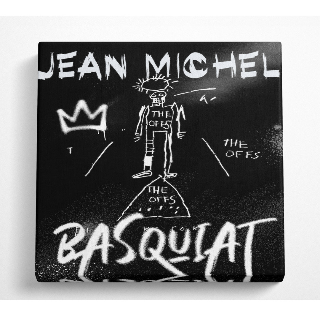 Jean Michel Basquiat - Kunstdrucke auf Leinwand - Wrapped Canvas