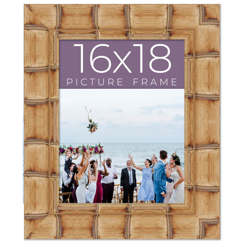 Cadre photo en bois massif Arianah, L 16 po x H 18 po