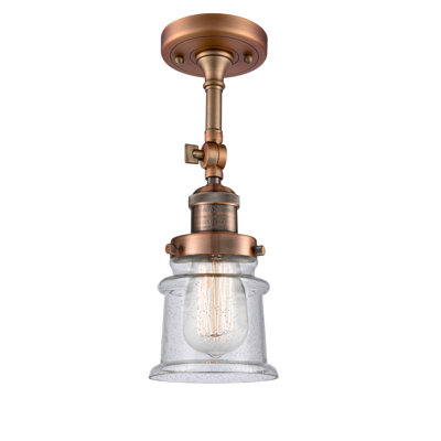 Plafonnier semi-encastré 1 lumière 6 po Alexandira