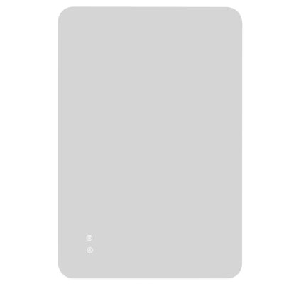 30"X40" Modern Backlit Bathroom Mirror, 3 Color Temperatures, Fast - Fog, Memory Of Last Setting, Proof Film, Vertical Or Horizontal Hanging, Ul And Over 95 Rectangular Adjustable Function, Hanging