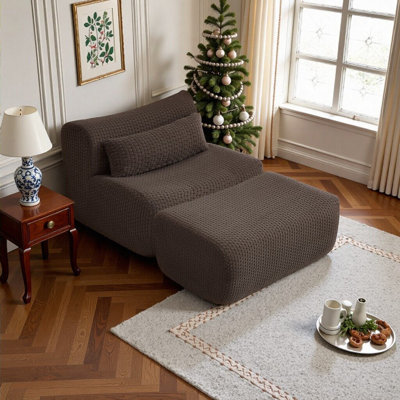 Plush Cloud Couch-Inspired Sofa With Pocket Spring Support For Living Room
