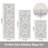 Faux Nylon Fleece Non Slip Washable Kitchen Mats (Set of 3)-1963844827
