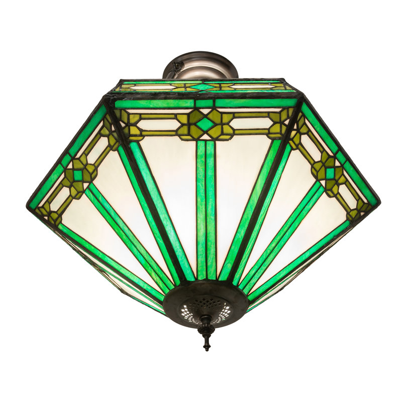 3 - Light Semi Flush Mount