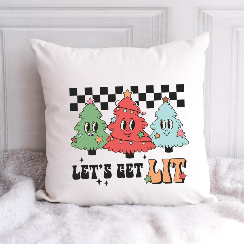 Christmas_13 Reversible Throw Pillow, 18" x 18"