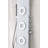 Lynx 57.07'' Shower Panel with Adjustable Shower Head