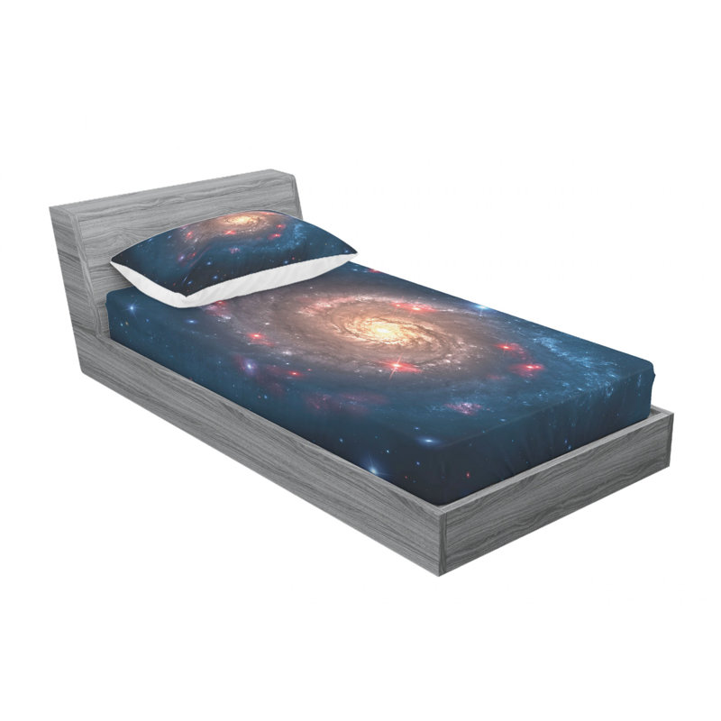Microfiber Sheet Set, Twin Sheet Set with Fitted Sheet