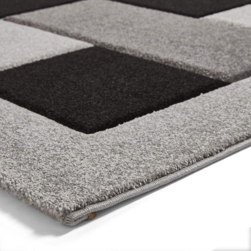 Nakano area rug Machine Woven Grey, Rectangle 60 x 120cm