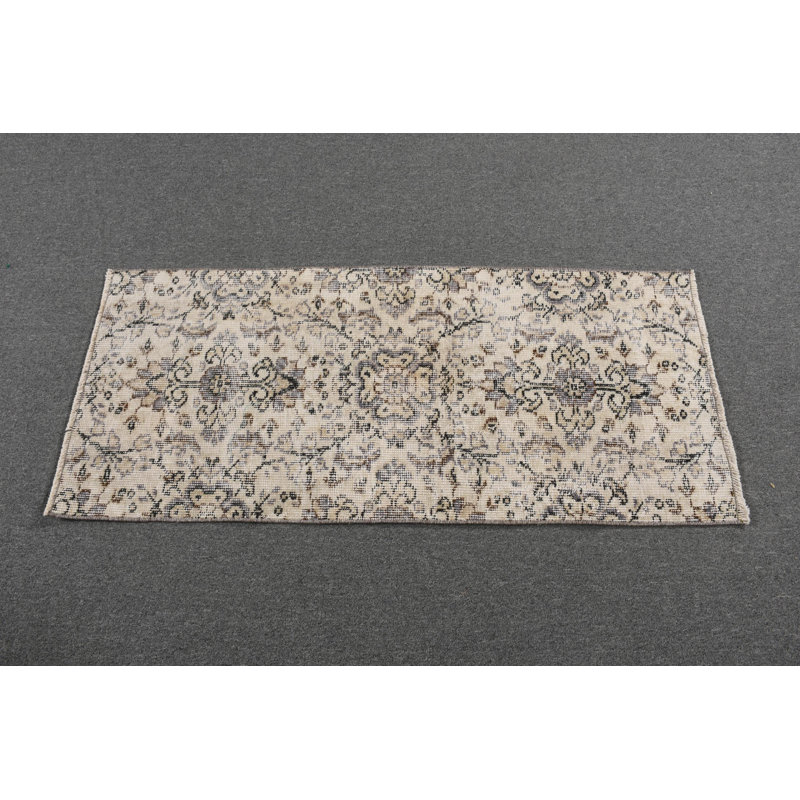Traditional Handcrafted Vintage Turkish Runner Rug with Intricate Patterns and Rich Colors