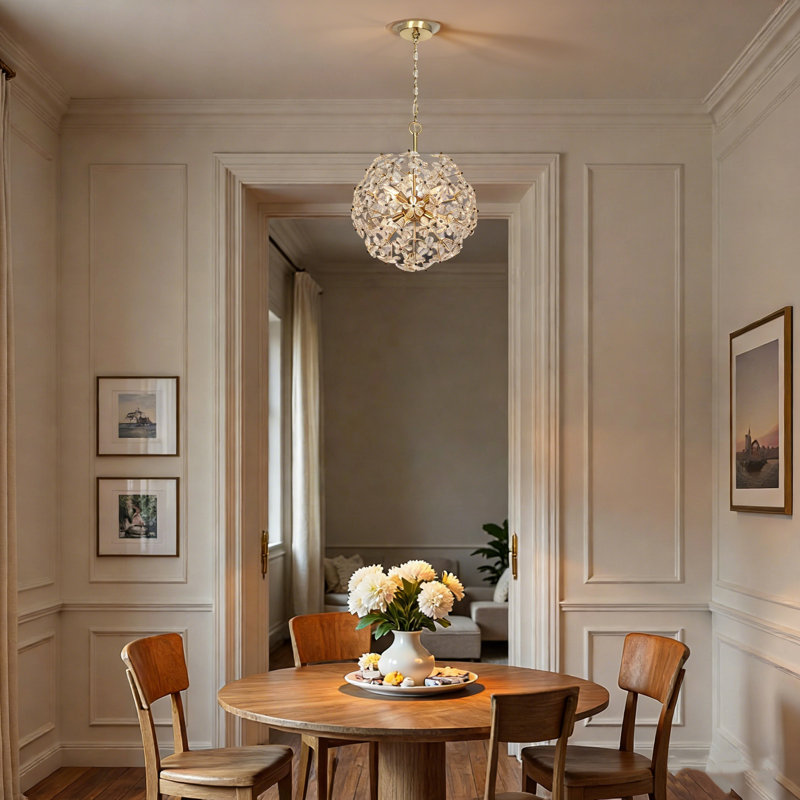 Lustre en cristal 8 lumières Kethe