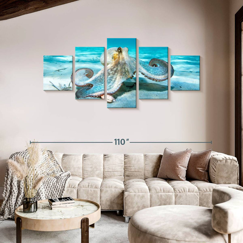 Roaming Octopus, 42" H x 92" W