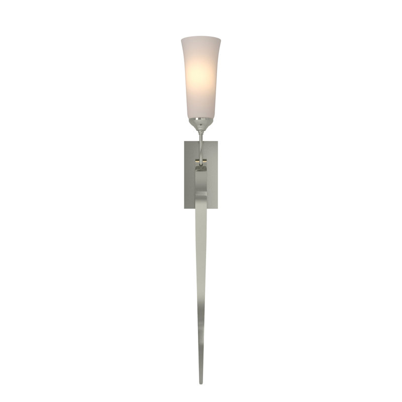 Sweeping Taper 1 - Light Dimmable Wallchiere, Sterling