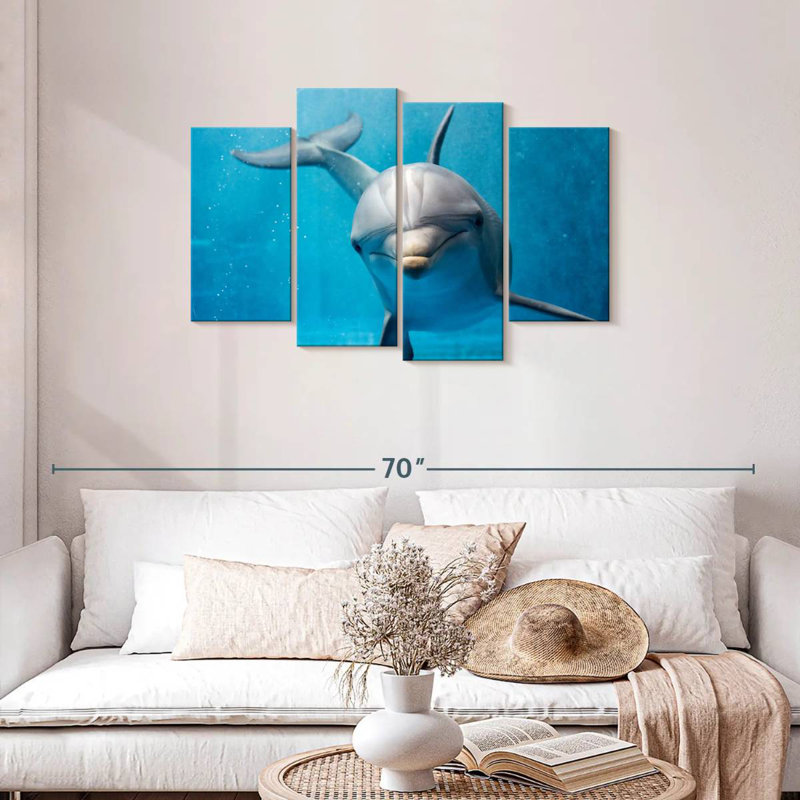 Brampt Friendly Dolphin, 27" H x 43" W