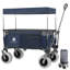 WAGON PLIANT: Chariot utilitaire polyvalent et robuste avec une poignée flexible, un auvent et des pneus de plage de 9 po x 4 po, offrant une capacité de 480 lb pour le camping, le transport à la plage, l'épicerie et le sport.