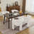 Modern Upholstered Dining Arm Chair, Solid Wood Frame-1401967630