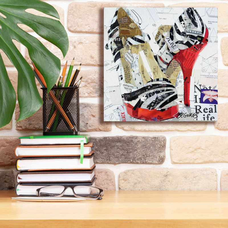 «Not in Real Life» par Derek Gores, estampe numérique sur toile, H 12 po x l 12 po x P 0,75 po