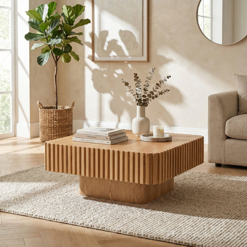 Ensemble de tables basses carrées Modern Handcrafted