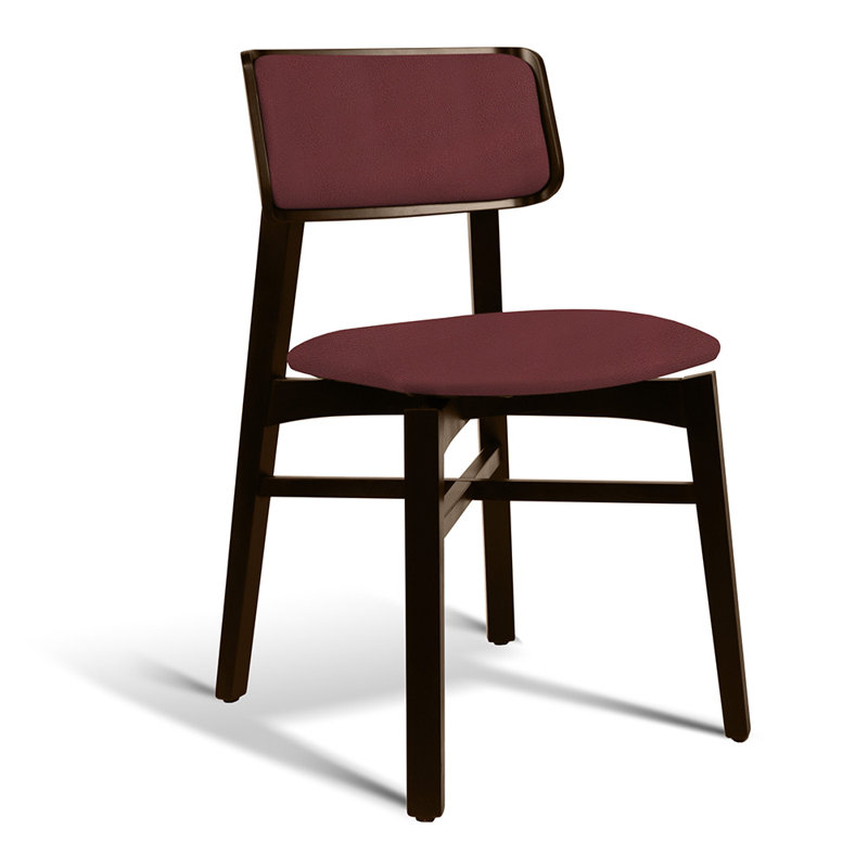 Jarl Side Chair, Dark Purple/Brown