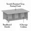 Table de rangement pour enfants 6 cubes-92675571