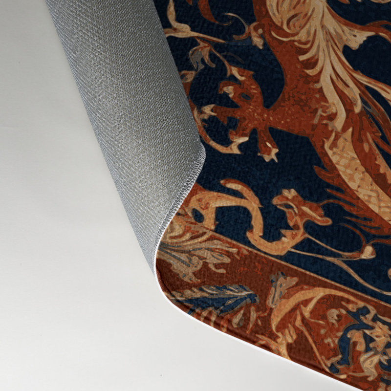 Tapis d'intérieur et d'extérieur brun français, Rectangulaire 3 pi x 5 pi