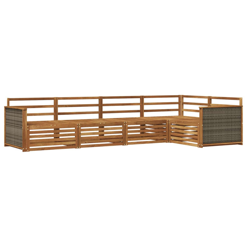 323 cm W Patio Corner Sofa