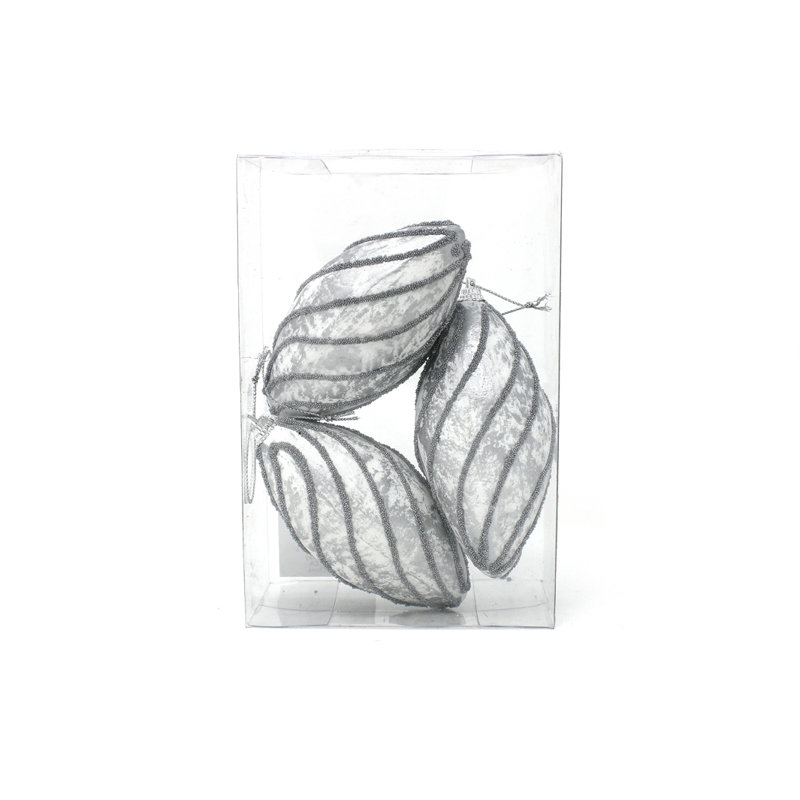 Ornement boule à lignes d’olive