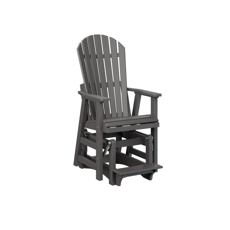 Fauteuil coulissant simple berlinois berlinois, Gris fumée
