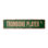 Trombone Player Aluminum Street Sign
