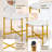 Round Coffee Table Set Of 2 21.5" & 25.5" Nesting Coffee Tables Circle End Table White