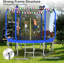 Trampoline de jardin rond avec enceinte sécuritaire Sapphome