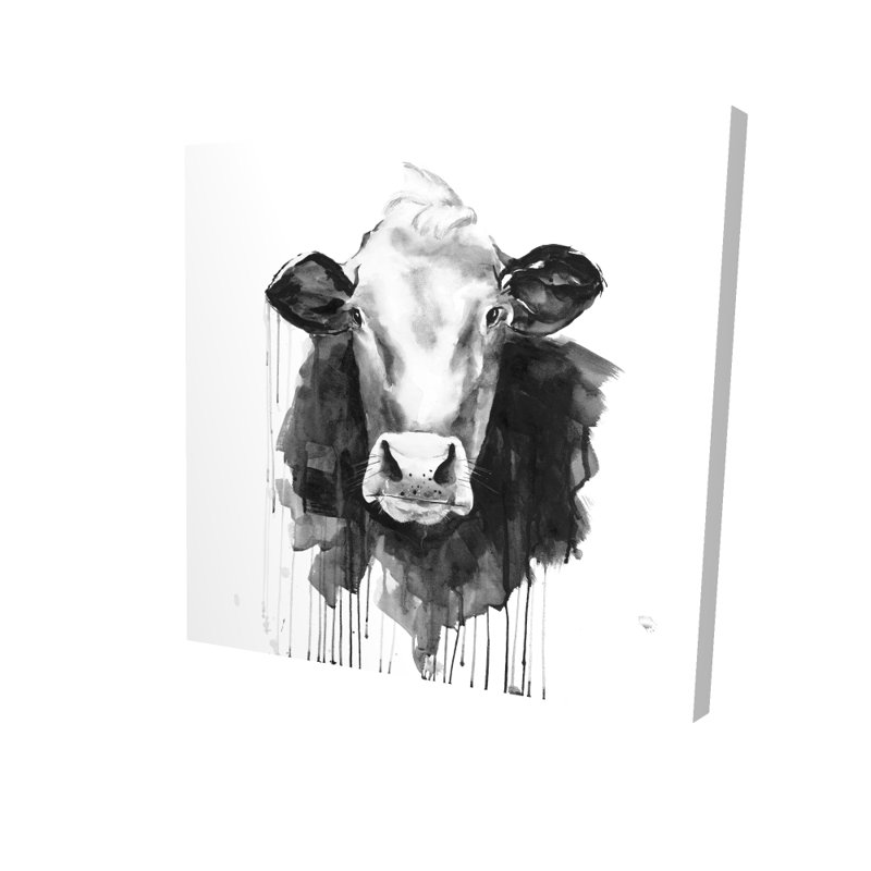 Art sur toile de vache - Animaux de ferme, décoration de cuisine pour la maison